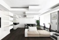 false ceiling design for rectangular living room