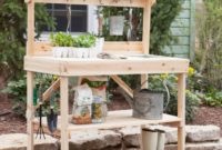 Best Potting Bench Design Ideas To Make Gardening Work Easy