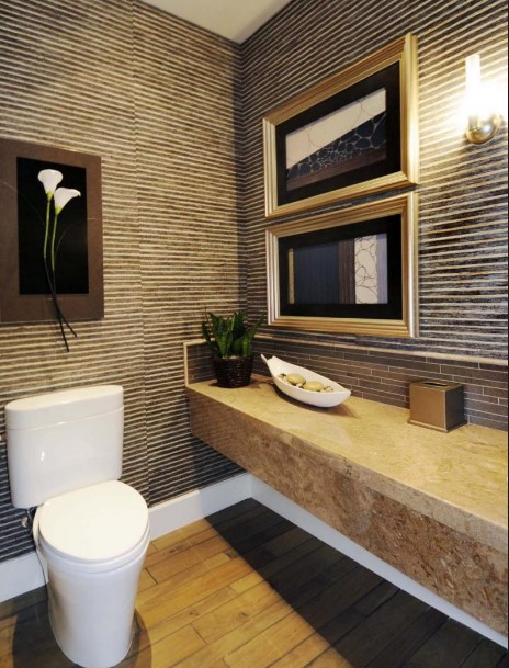 magnificent very small powder room #halfbathroomideas #halfbathroom #bathroomideas #smallbathroom