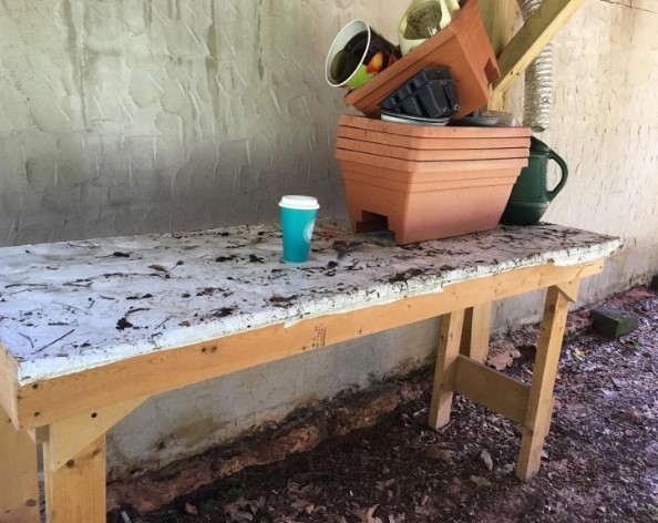 Awesome where to buy a potting bench #pottingbenchideas #benchdesign #pottingbench #benchideas