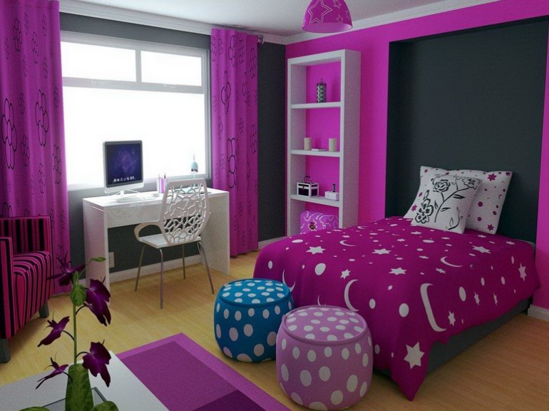 Cute Teenage Girl Bedroom Ideas | How To Make a Small Space Feel Big