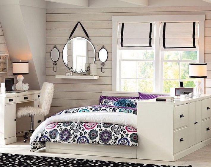 Cute Teenage Girl Bedroom Ideas | How To Make a Small Space Feel Big