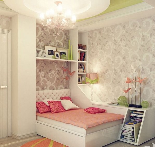 Cute Teenage Girl Bedroom Ideas | How To Make a Small Space Feel Big