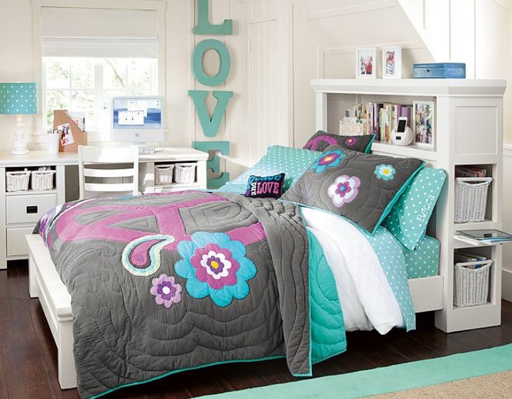 Cute Teenage Girl Bedroom Ideas | How To Make a Small Space Feel Big