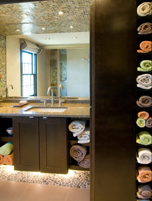 alarming 26 great bathroom storage ideas #bathroomstorageideas #bathroomideas #bathroom #halfbathroom