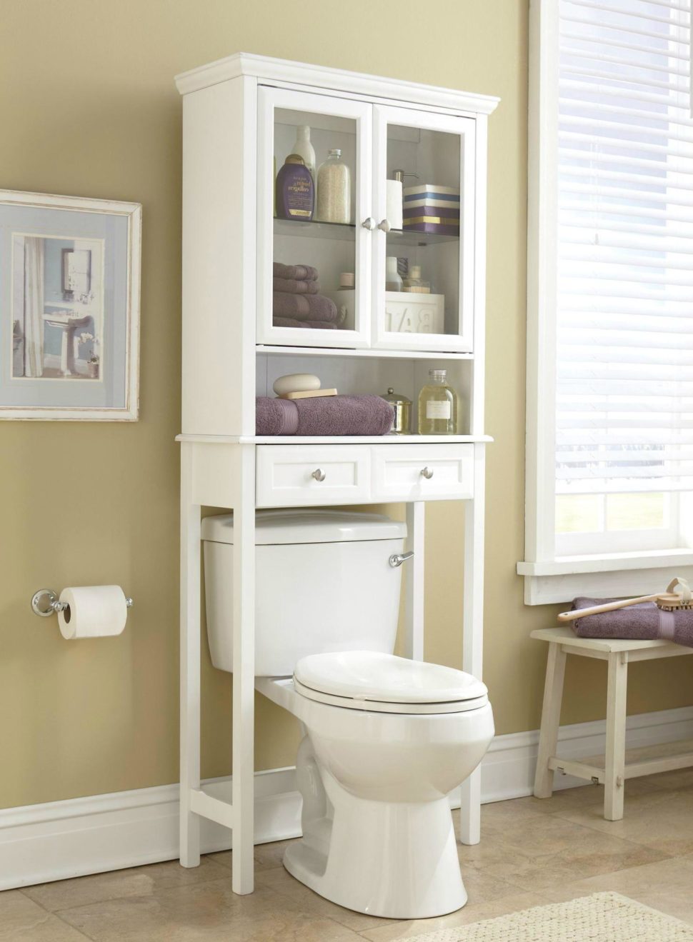 Best white under sink bathroom storage cabinet #bathroomstorageideas #bathroomideas #bathroom #halfbathroom