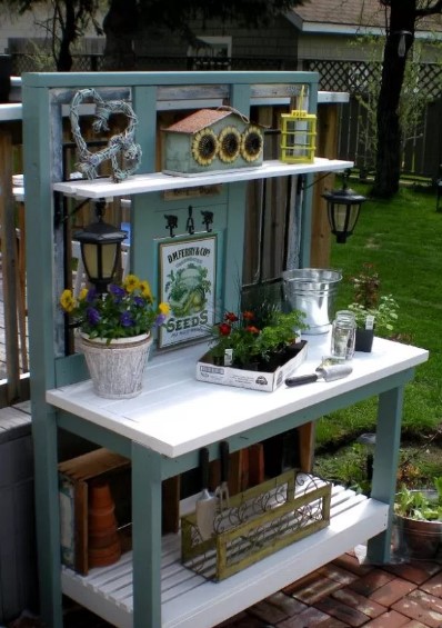 alarming work table design plans #pottingbenchideas #benchdesign #pottingbench #benchideas