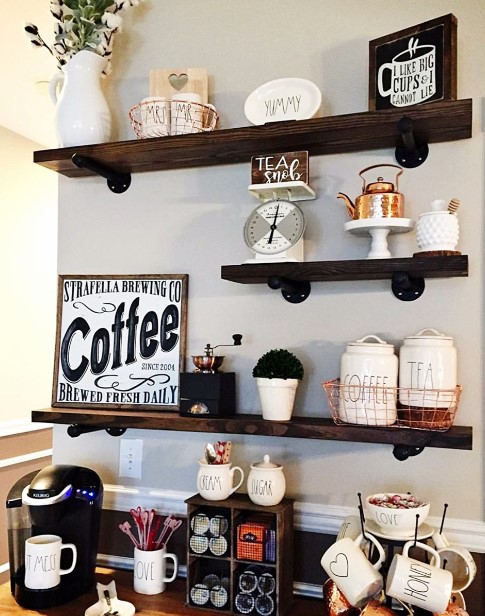 impressive thanksgiving coffee bar ideas #coffeebar #barideas #coffeestation #coffeebarideas