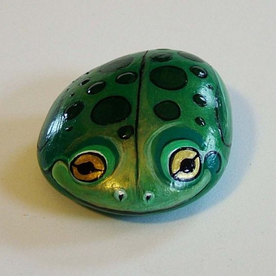 Best what is the best paint to use on rocks #animalpaintedrock #paintedrock #rockpainting #animalstoneart