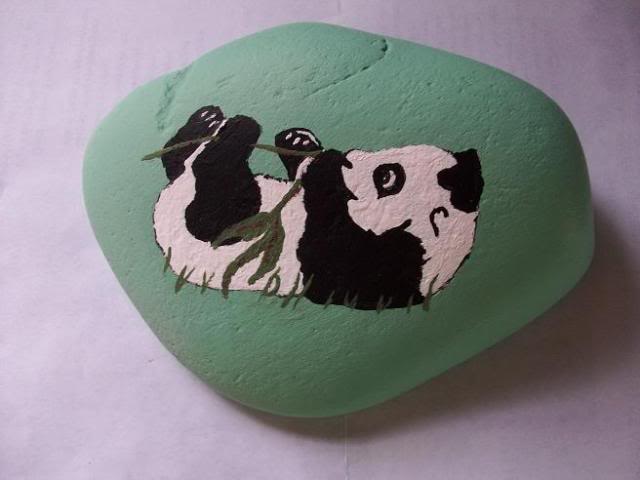 Gorgeous the rock painting #animalpaintedrock #paintedrock #rockpainting #animalstoneart