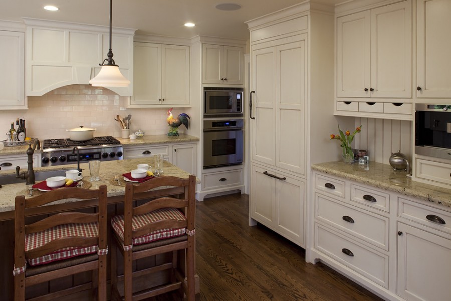 Antique White Cabinets Enhance Your Kitchen