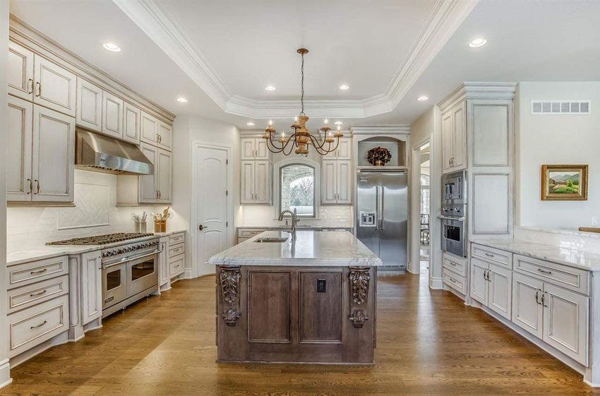 Antique White Cabinets Enhance Your Kitchen