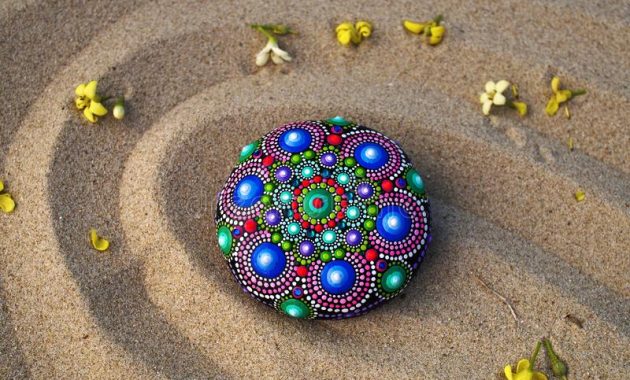 DIY Mandala Rock Painting | How to Make It