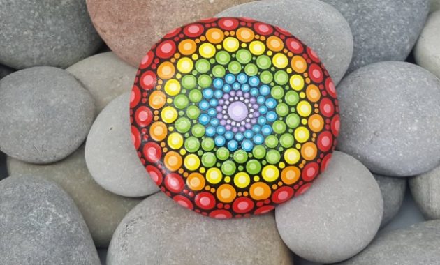 DIY Mandala Rock Painting | How to Make It