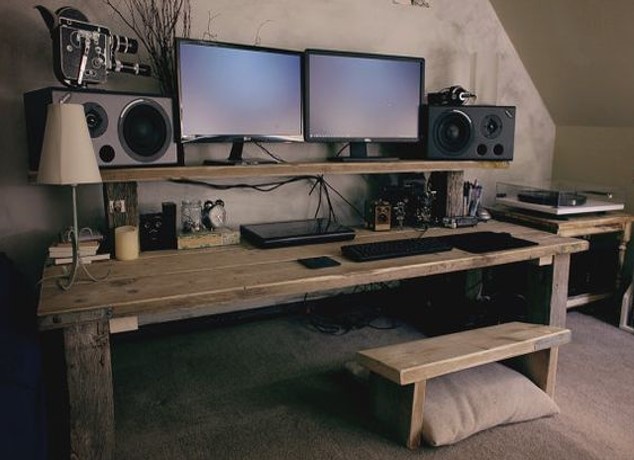 Inspiration to Build Your Own Computer Desk!