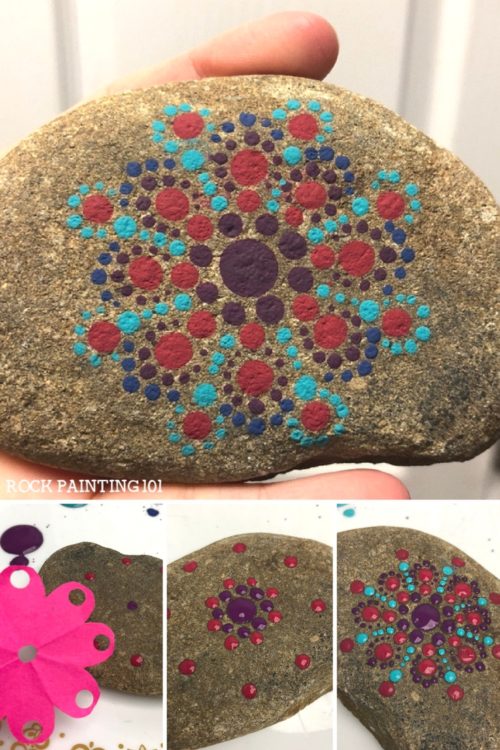 DIY Mandala Rock Painting | How to Make It