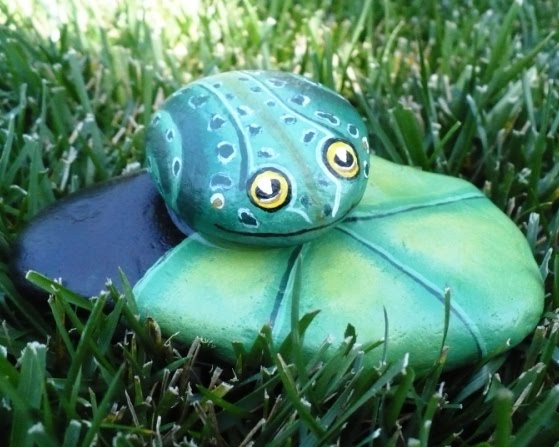 Best Painted Frog Rocks Ideas