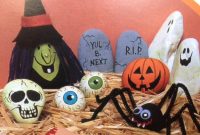 Scary Halloween Painted Rock Ideas