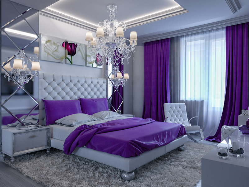 Best Purple Bedroom Design For Your Inspiration