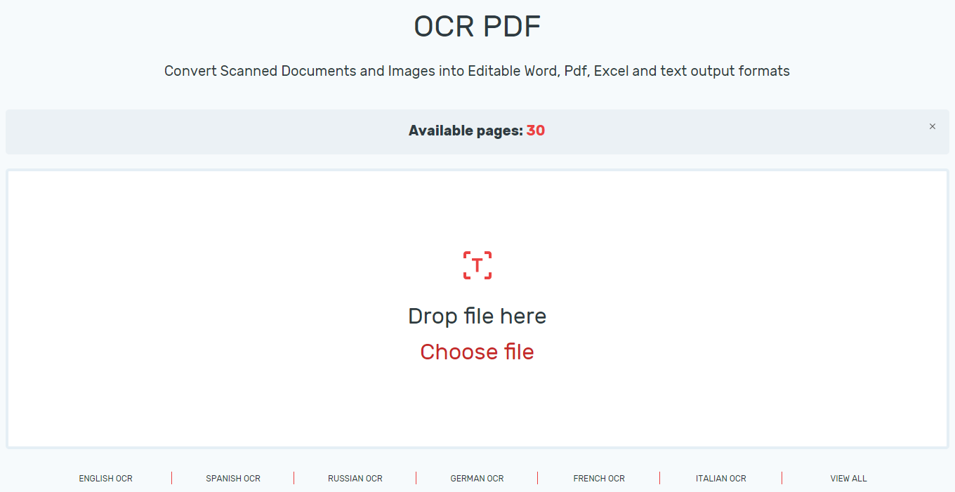 Types of OCR Tools