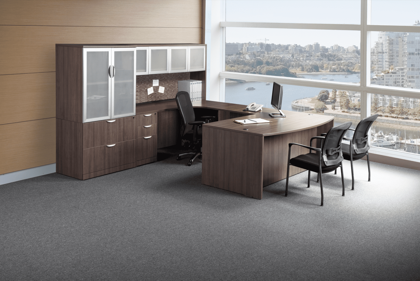 When it comes to effective space consumption, what would be the best type of desk?